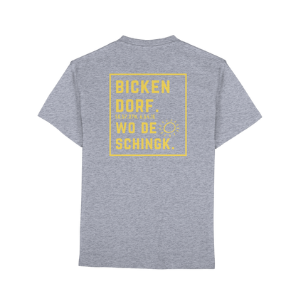 Wo de Sonn schingk - Bickendorf Druck Rücken - Premium Classic T-Shirt