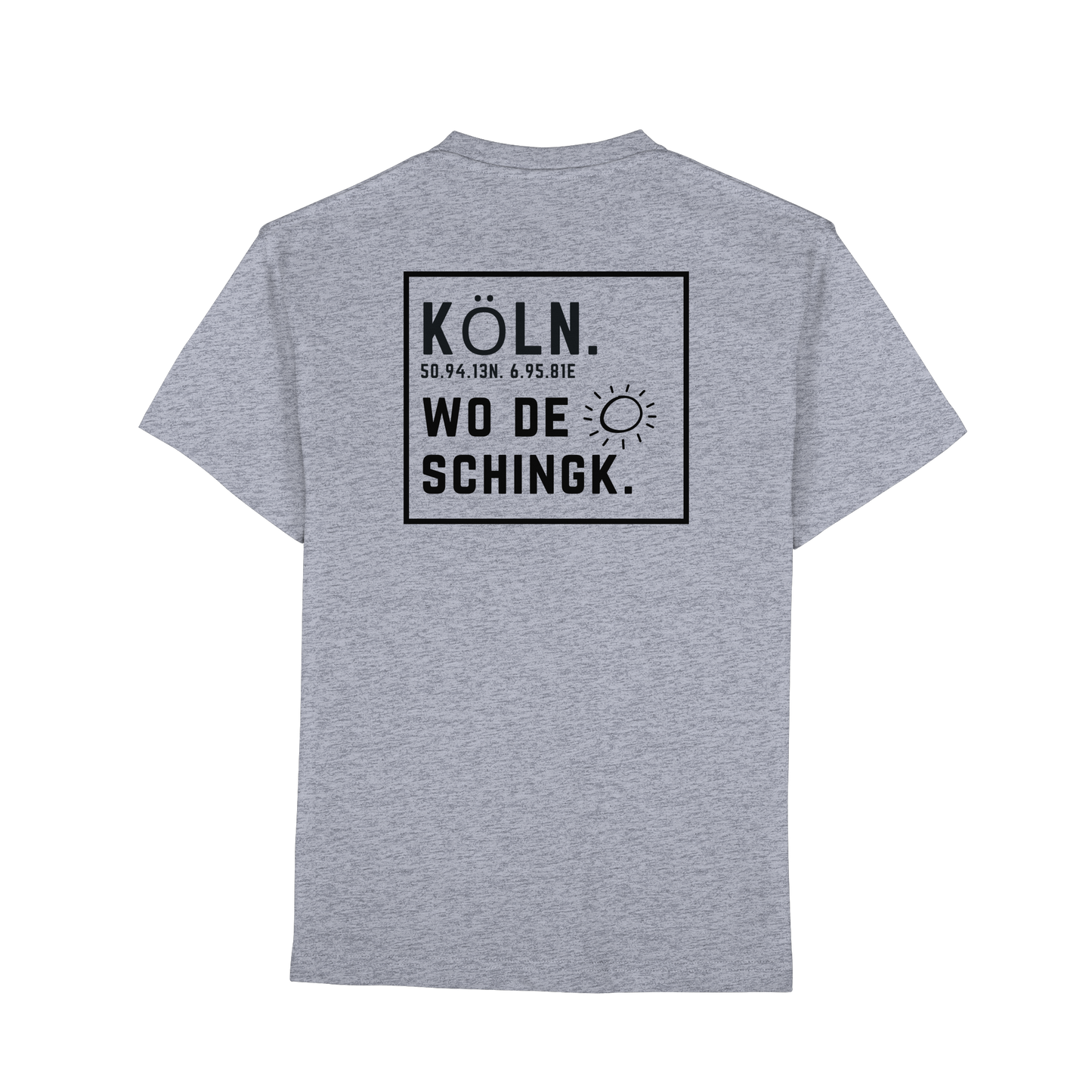 Wo de Sonn schingk - Köln Druck Rücken  - Premium Classic T-Shirt