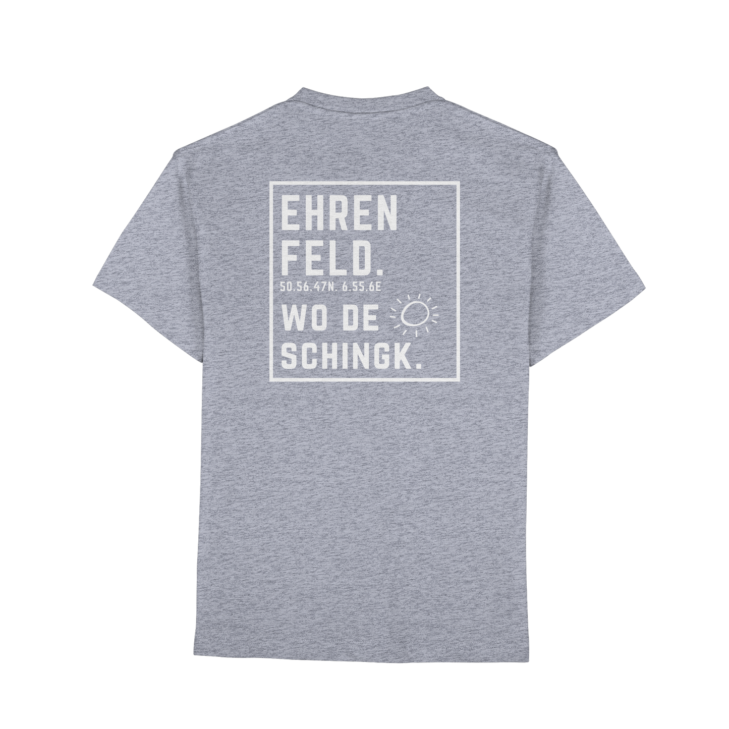 Wo de Sonn schingk - Ehrenfeld Druck Rücken  - Premium Classic T-Shirt