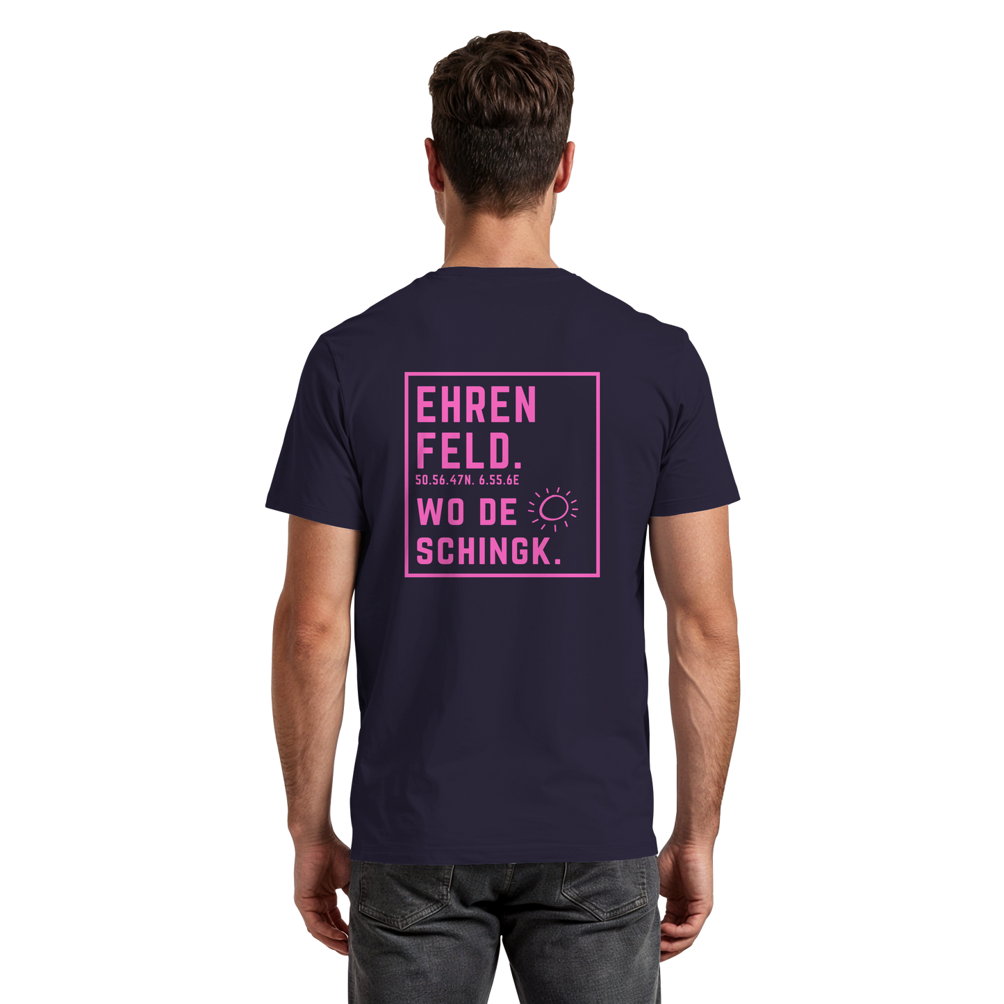 Wo de Sonn schingk - Ehrenfeld Druck Rücken  - Premium Classic T-Shirt