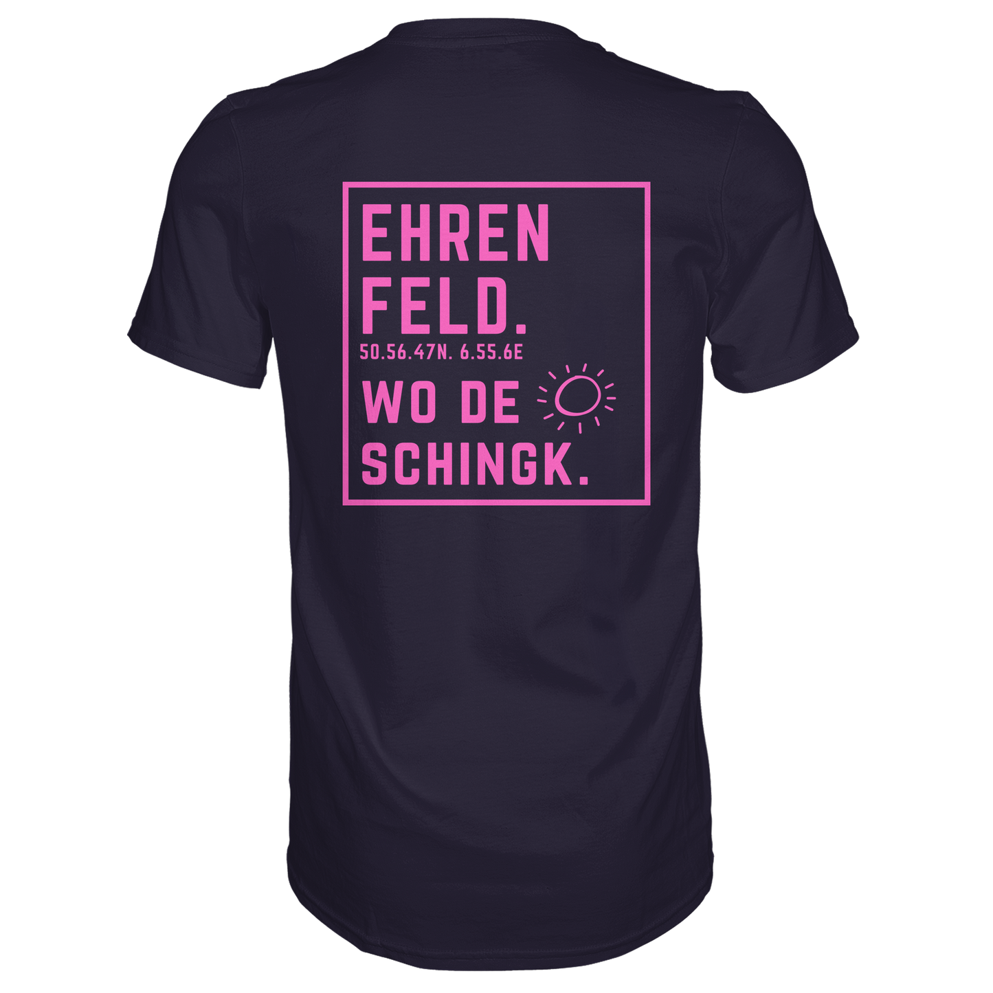 Wo de Sonn schingk - Ehrenfeld Druck Rücken  - Premium Classic T-Shirt