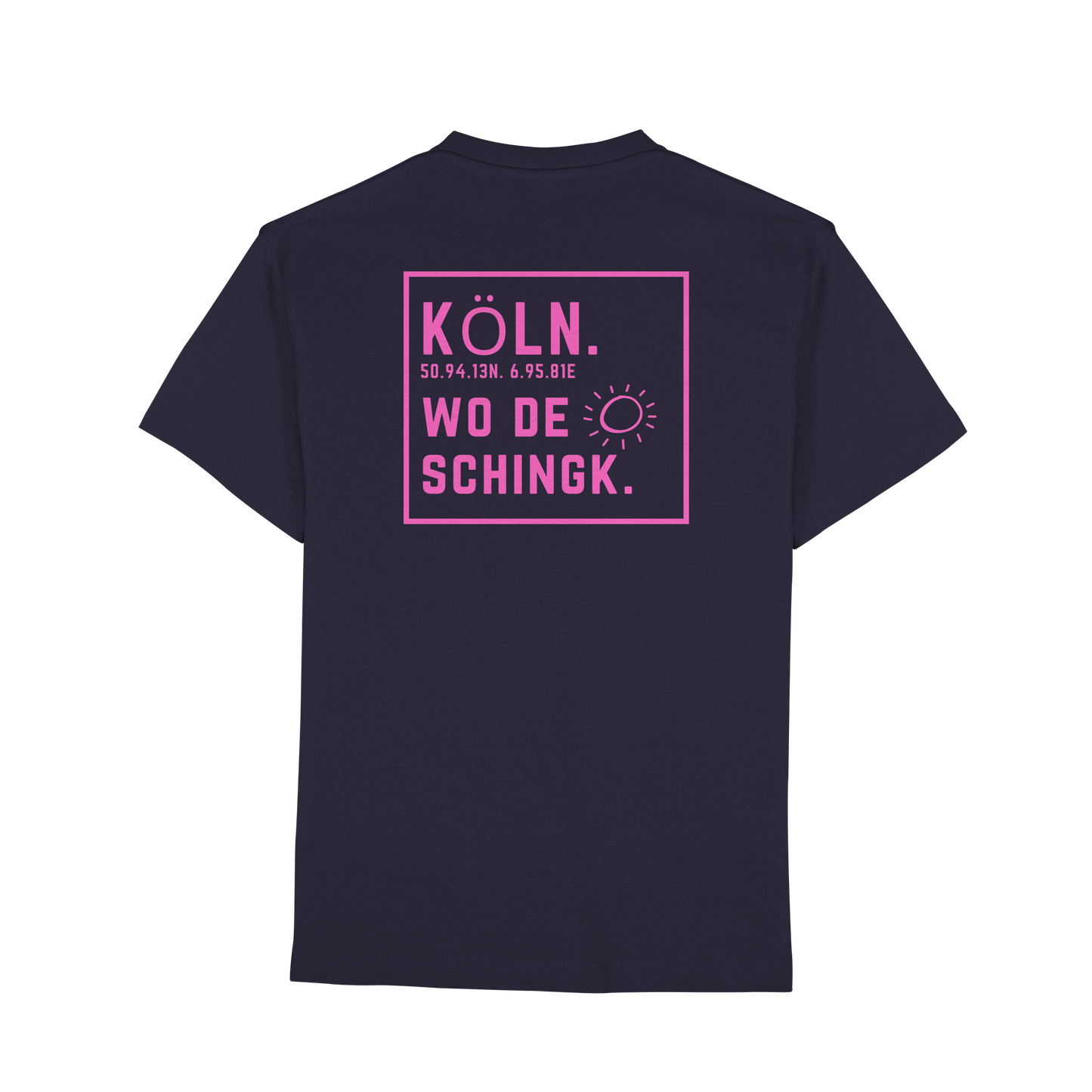 Wo de Sonn schingk - Köln Druck Rücken - Premium Classic T-Shirt