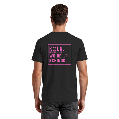 Wo de Sonn schingk - Köln Druck Rücken - Premium Classic T-Shirt
