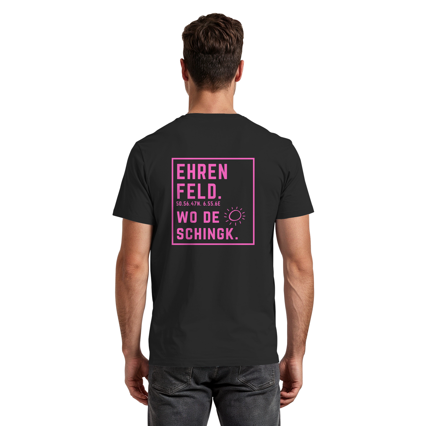 Wo de Sonn schingk - Ehrenfeld Druck Rücken  - Premium Classic T-Shirt