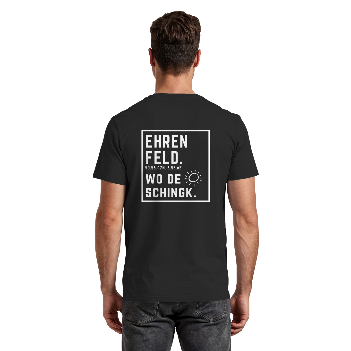 Wo de Sonn schingk - Ehrenfeld Druck Rücken  - Premium Classic T-Shirt