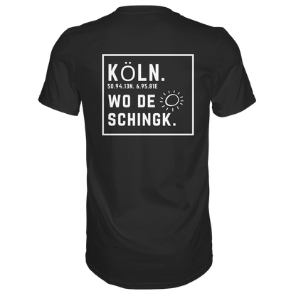 Wo de Sonn schingk - Köln Druck Rücken  - Premium Classic T-Shirt
