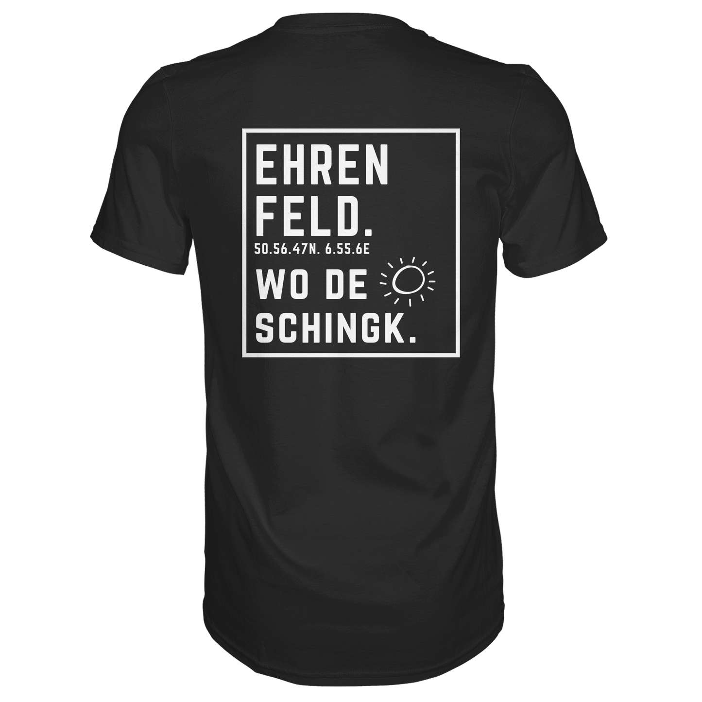 Wo de Sonn schingk - Ehrenfeld Druck Rücken  - Premium Classic T-Shirt