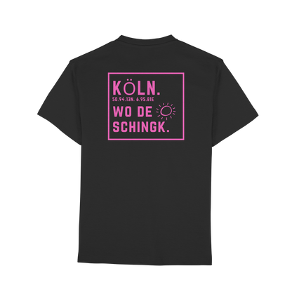 Wo de Sonn schingk - Köln Druck Rücken - Premium Classic T-Shirt