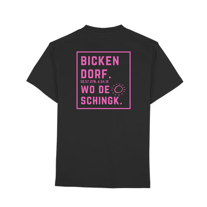 Wo de Sonn schingk - Bickendorf Druck Rücken - Premium Classic T-Shirt