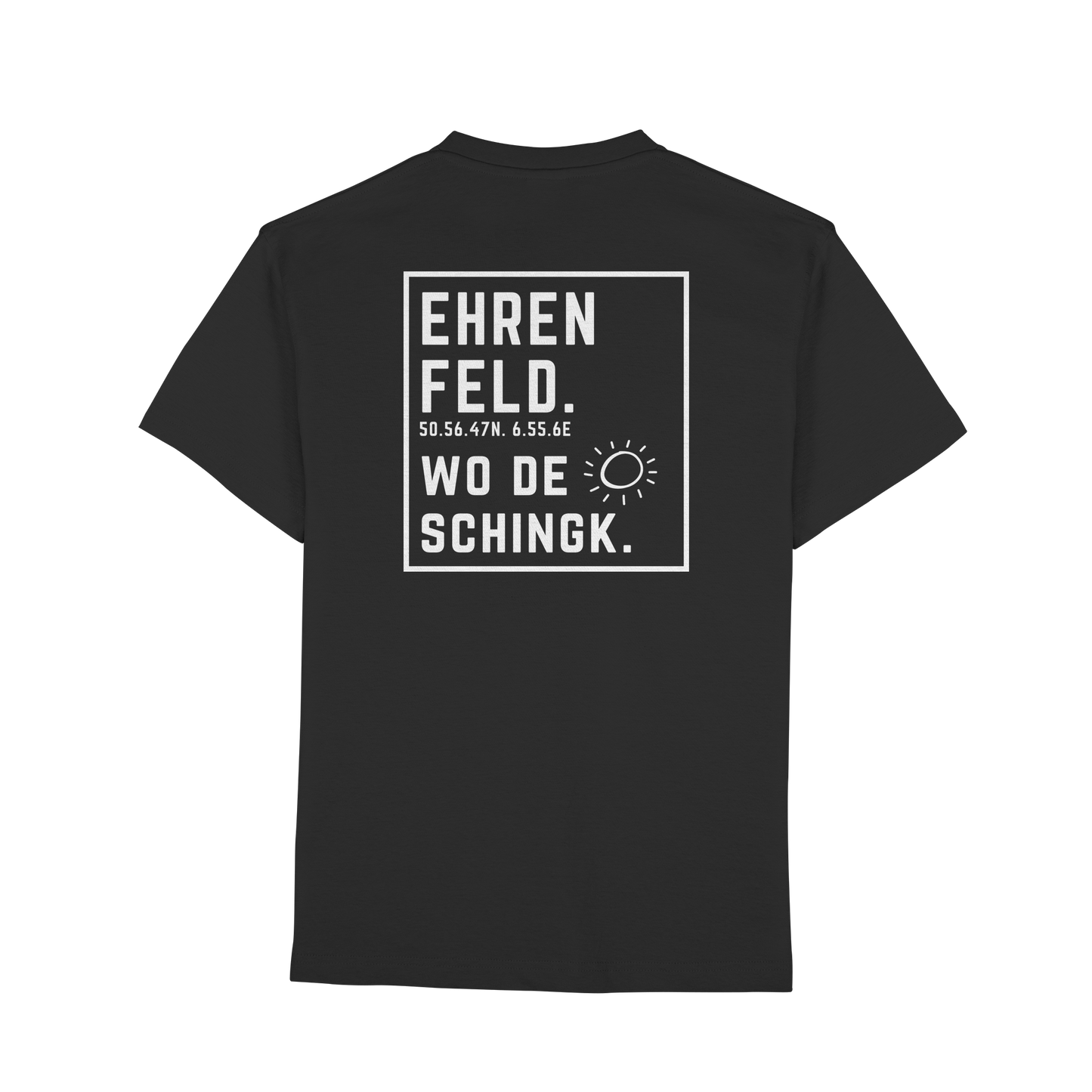Wo de Sonn schingk - Ehrenfeld Druck Rücken  - Premium Classic T-Shirt