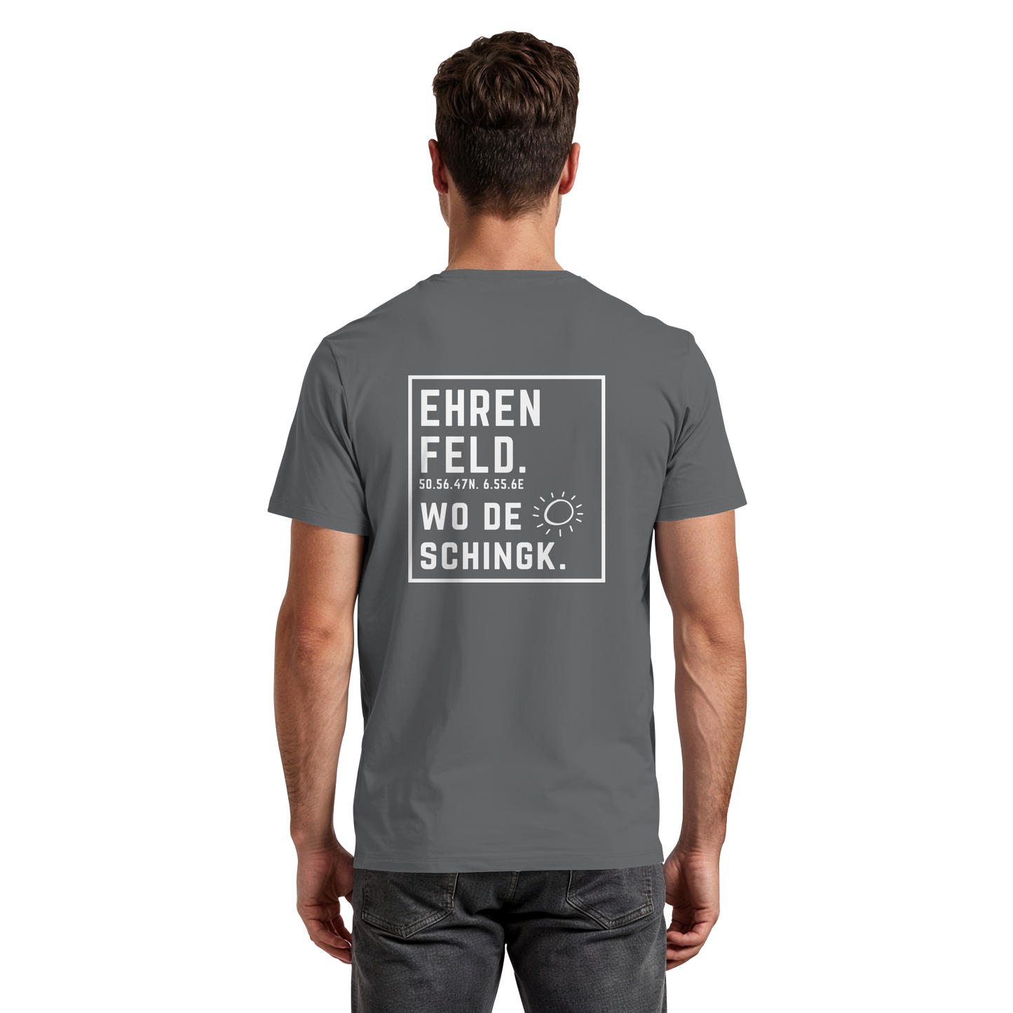 Wo de Sonn schingk - Ehrenfeld Druck Rücken  - Premium Classic T-Shirt