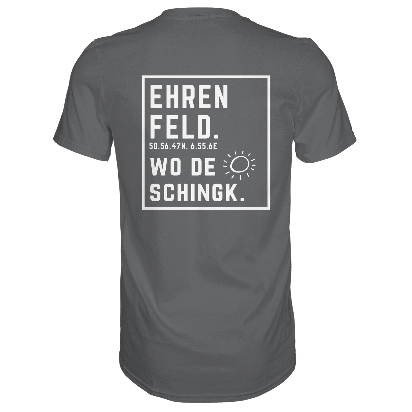Wo de Sonn schingk - Ehrenfeld Druck Rücken  - Premium Classic T-Shirt