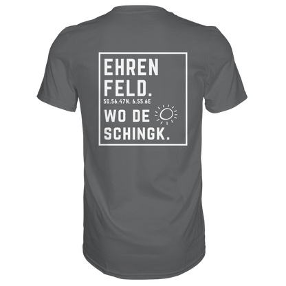 Wo de Sonn schingk - Ehrenfeld Druck Rücken  - Premium Classic T-Shirt