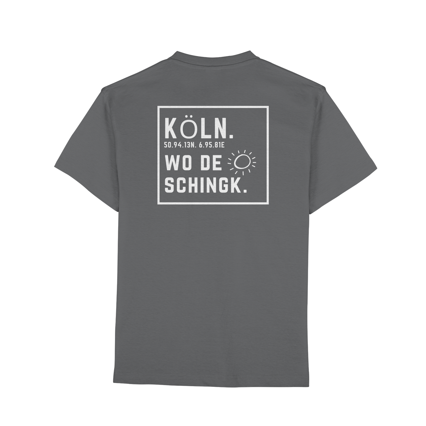 Wo de Sonn schingk - Köln Druck Rücken  - Premium Classic T-Shirt