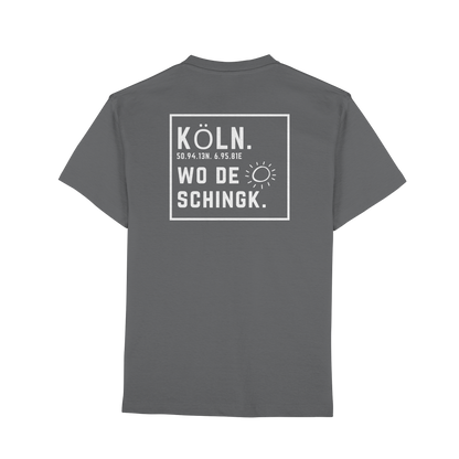 Wo de Sonn schingk - Köln Druck Rücken  - Premium Classic T-Shirt