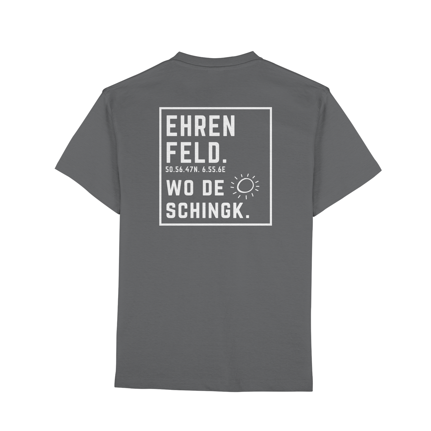 Wo de Sonn schingk - Ehrenfeld Druck Rücken  - Premium Classic T-Shirt