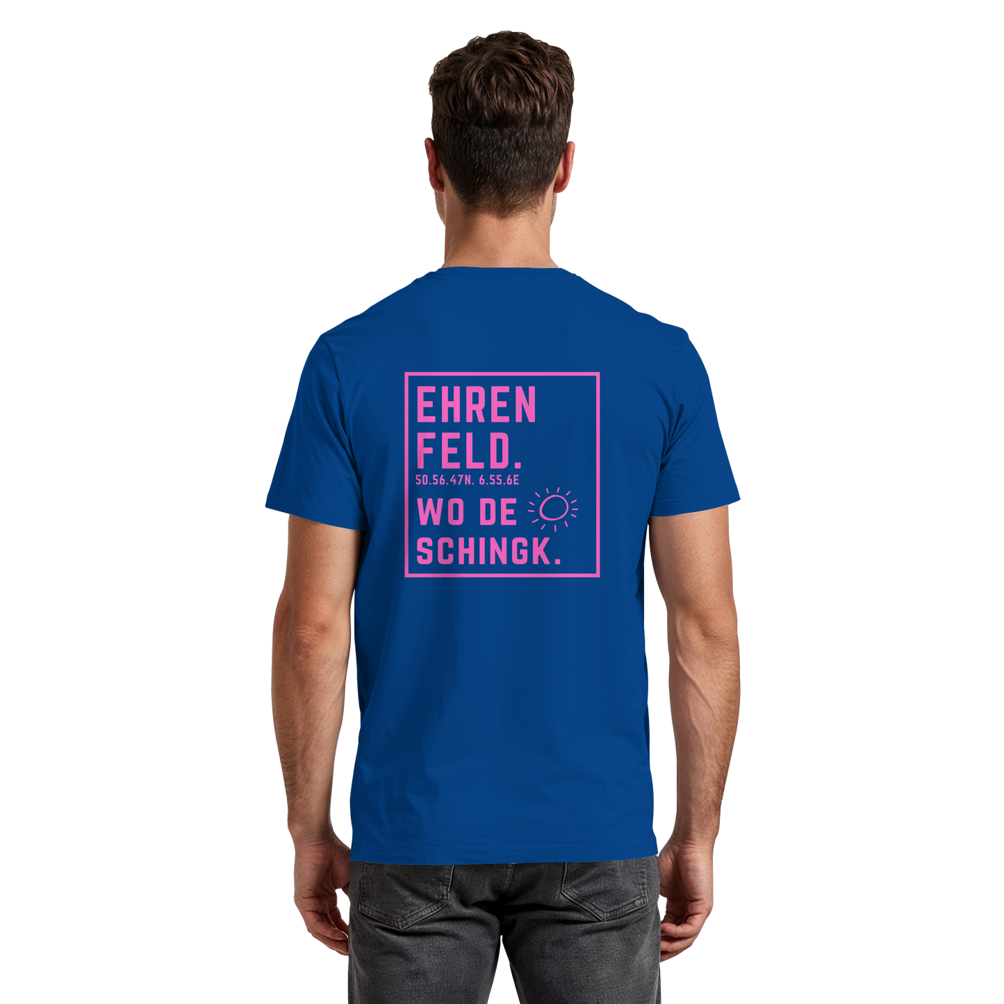 Wo de Sonn schingk - Ehrenfeld Druck Rücken  - Premium Classic T-Shirt