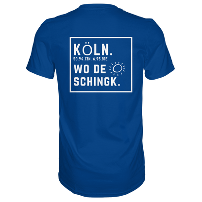 Wo de Sonn schingk - Köln Druck Rücken  - Premium Classic T-Shirt