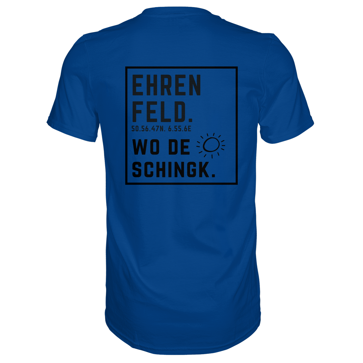 Wo de Sonn schingk - Ehrenfeld Druck Rücken - Premium Classic T-Shirt