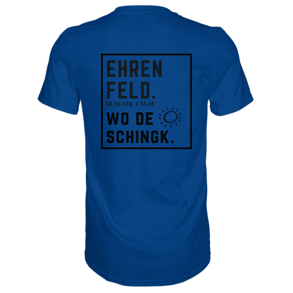 Wo de Sonn schingk - Ehrenfeld Druck Rücken - Premium Classic T-Shirt