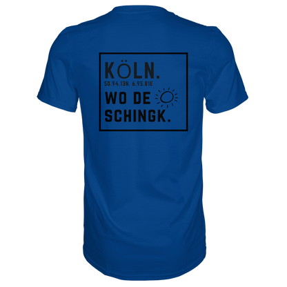 Wo de Sonn schingk - Köln Druck Rücken  - Premium Classic T-Shirt
