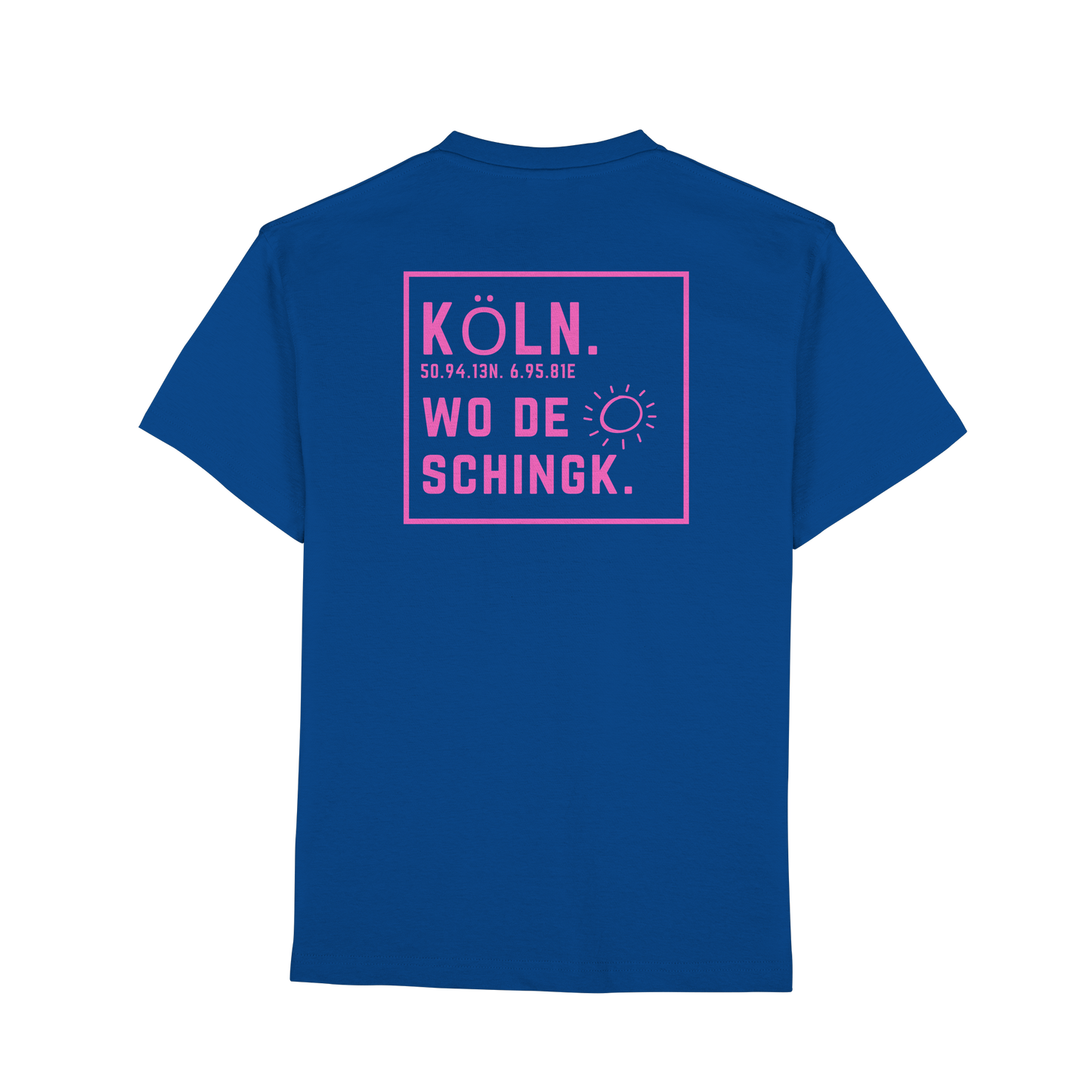 Wo de Sonn schingk - Köln Druck Rücken - Premium Classic T-Shirt