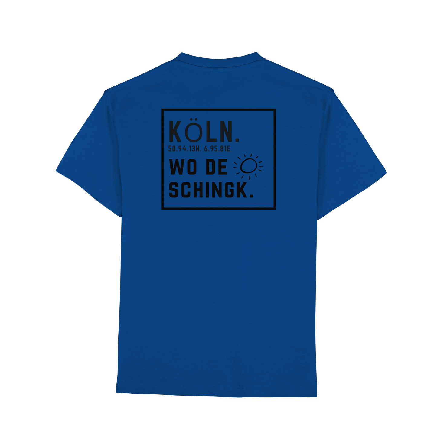 Wo de Sonn schingk - Köln Druck Rücken  - Premium Classic T-Shirt