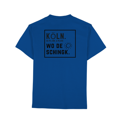 Wo de Sonn schingk - Köln Druck Rücken  - Premium Classic T-Shirt