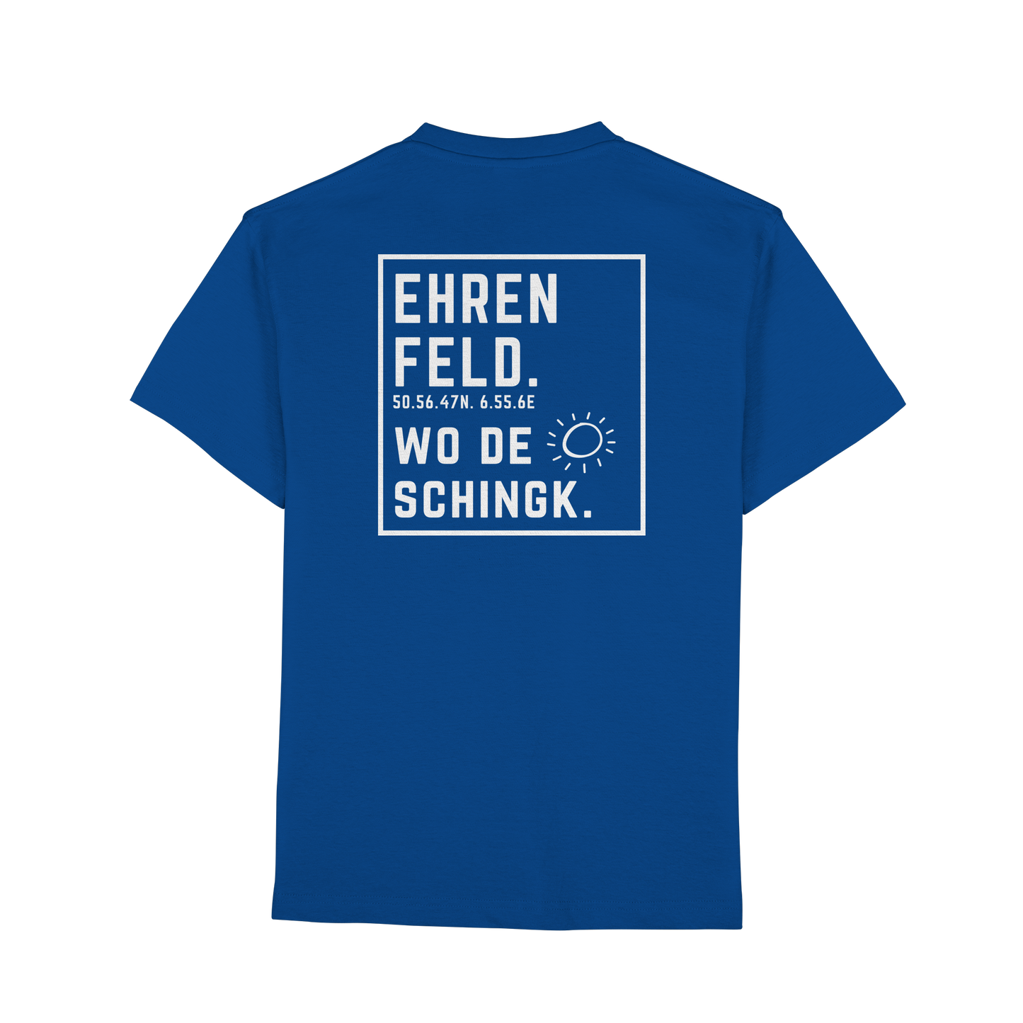 Wo de Sonn schingk - Ehrenfeld Druck Rücken  - Premium Classic T-Shirt