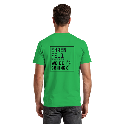 Wo de Sonn schingk - Ehrenfeld Druck Rücken - Premium Classic T-Shirt