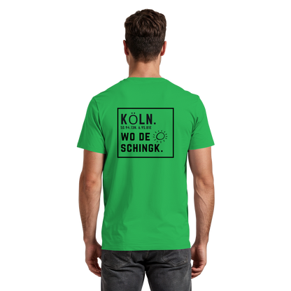 Wo de Sonn schingk - Köln Druck Rücken  - Premium Classic T-Shirt