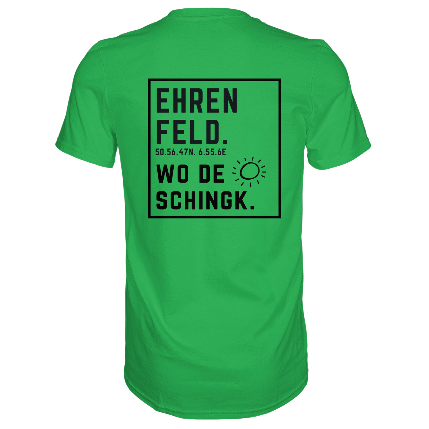 Wo de Sonn schingk - Ehrenfeld Druck Rücken - Premium Classic T-Shirt
