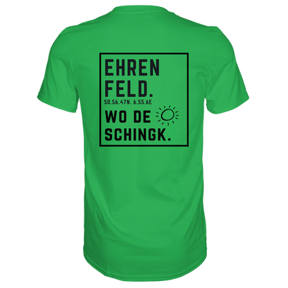 Wo de Sonn schingk - Ehrenfeld Druck Rücken - Premium Classic T-Shirt