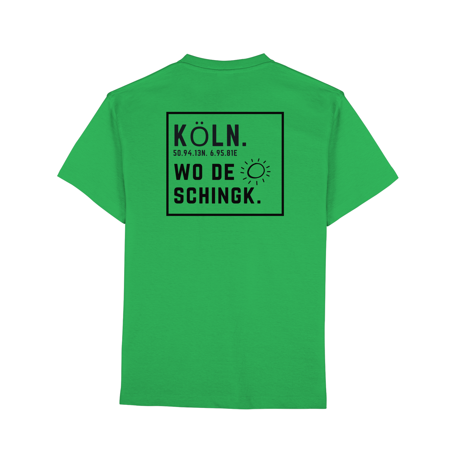 Wo de Sonn schingk - Köln Druck Rücken  - Premium Classic T-Shirt