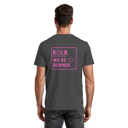 Wo de Sonn schingk - Köln Druck Rücken - Premium Classic T-Shirt