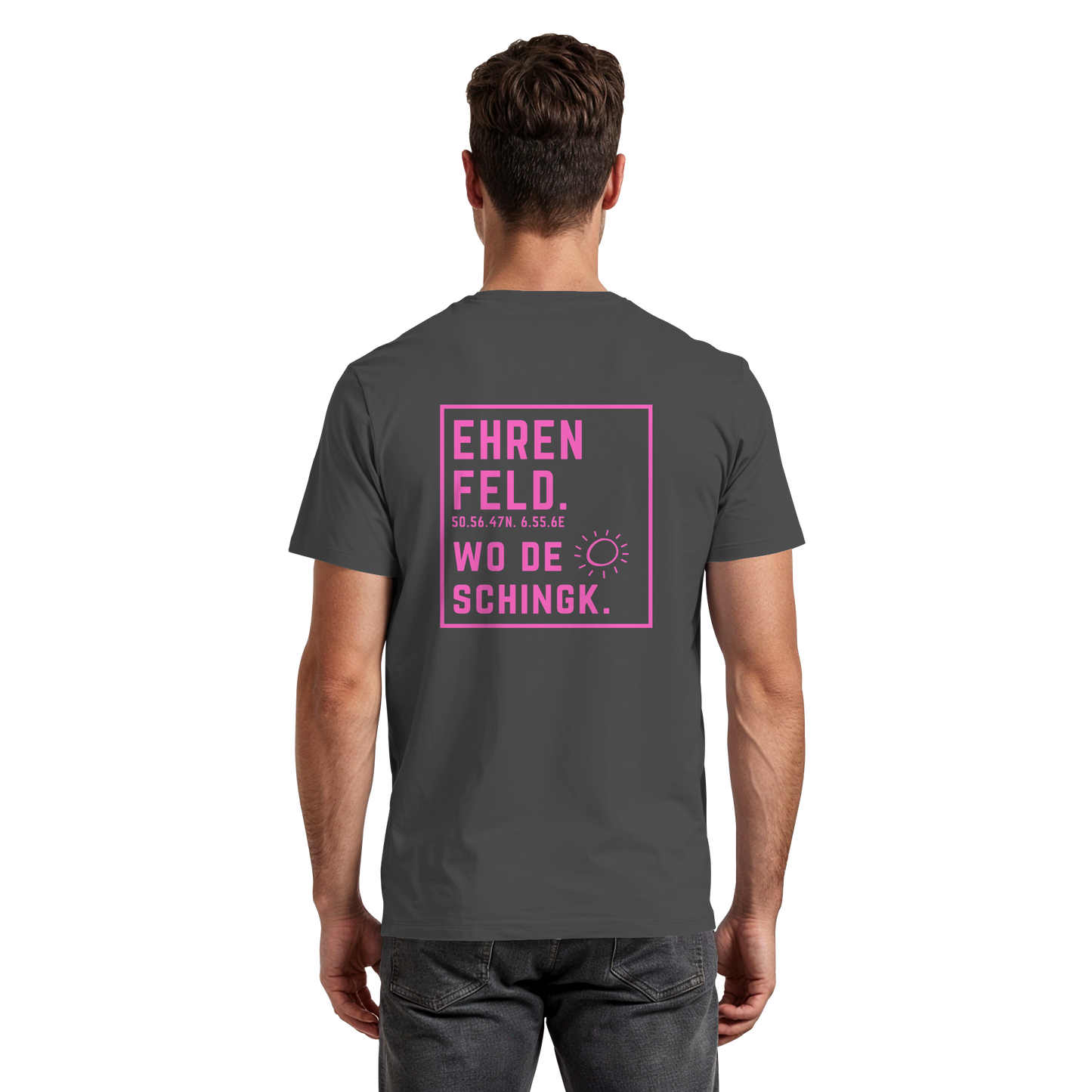 Wo de Sonn schingk - Ehrenfeld Druck Rücken  - Premium Classic T-Shirt