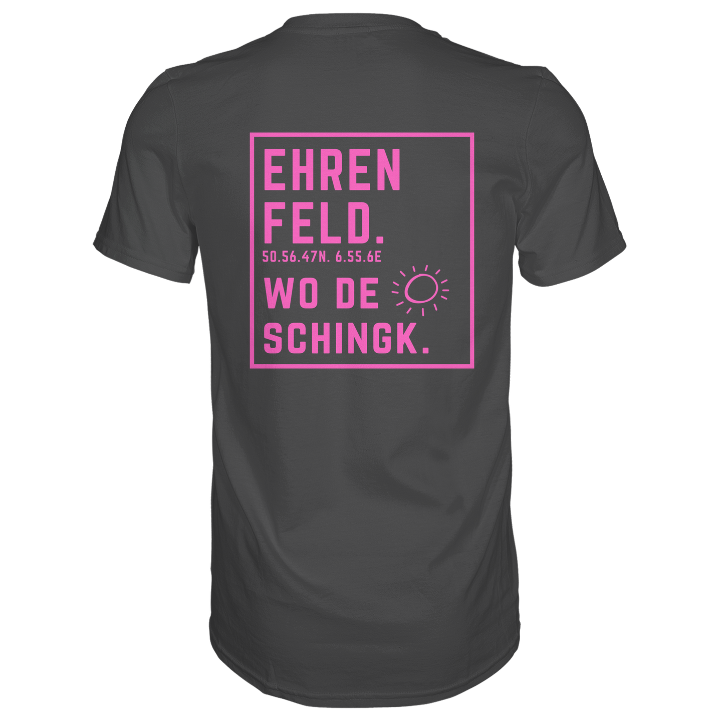 Wo de Sonn schingk - Ehrenfeld Druck Rücken  - Premium Classic T-Shirt