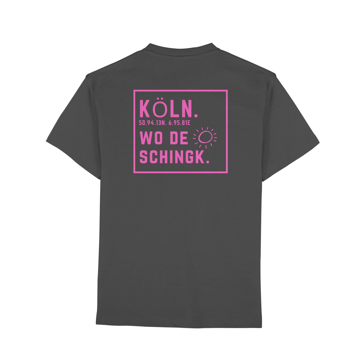 Wo de Sonn schingk - Köln Druck Rücken - Premium Classic T-Shirt