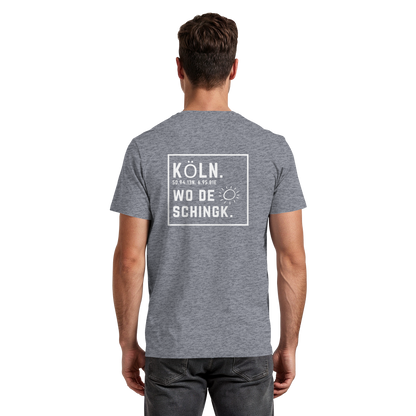 Wo de Sonn schingk - Köln Druck Rücken  - Premium Classic T-Shirt