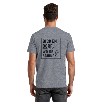 Wo de Sonn schingk - Bickendorf Druck Rücken - Premium Classic T-Shirt
