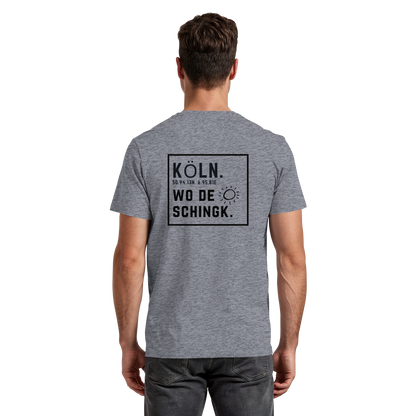 Wo de Sonn schingk - Köln Druck Rücken  - Premium Classic T-Shirt