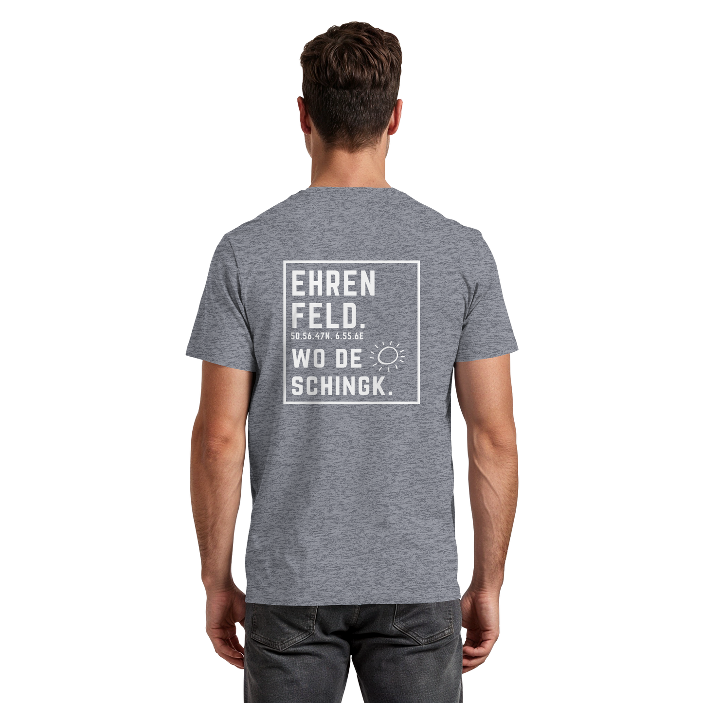 Wo de Sonn schingk - Ehrenfeld Druck Rücken  - Premium Classic T-Shirt