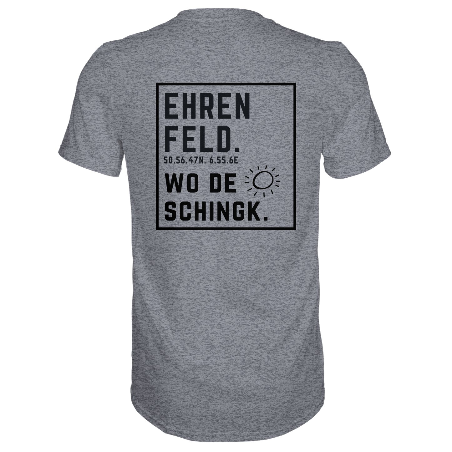 Wo de Sonn schingk - Ehrenfeld Druck Rücken - Premium Classic T-Shirt