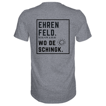 Wo de Sonn schingk - Ehrenfeld Druck Rücken - Premium Classic T-Shirt