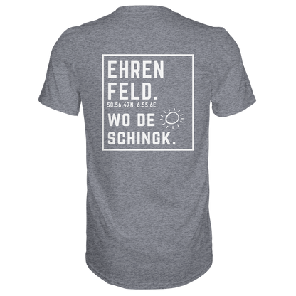 Wo de Sonn schingk - Ehrenfeld Druck Rücken  - Premium Classic T-Shirt