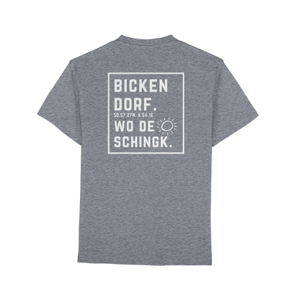 Wo de Sonn schingk - Bickendorf Druck Rücken - Premium Classic T-Shirt