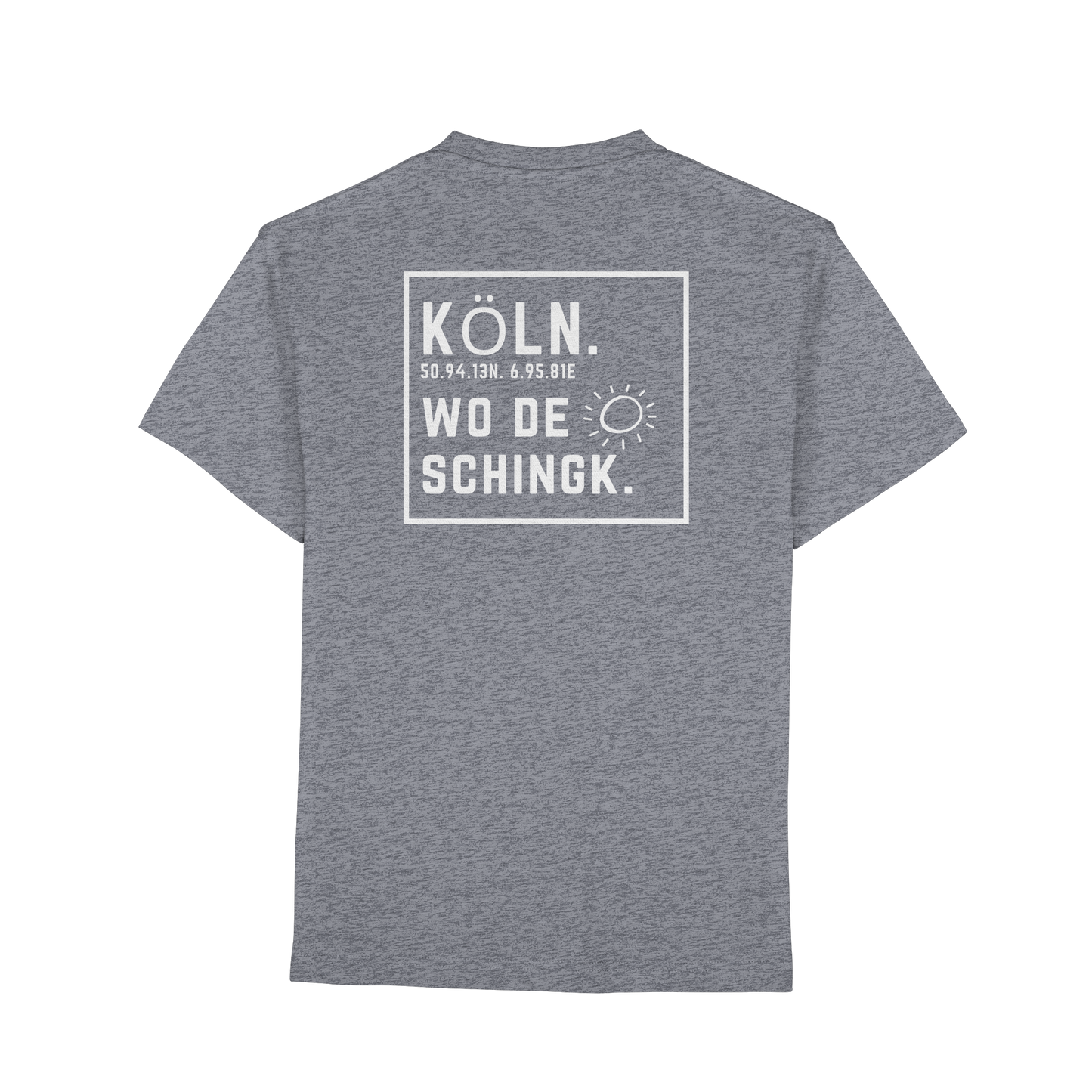 Wo de Sonn schingk - Köln Druck Rücken  - Premium Classic T-Shirt