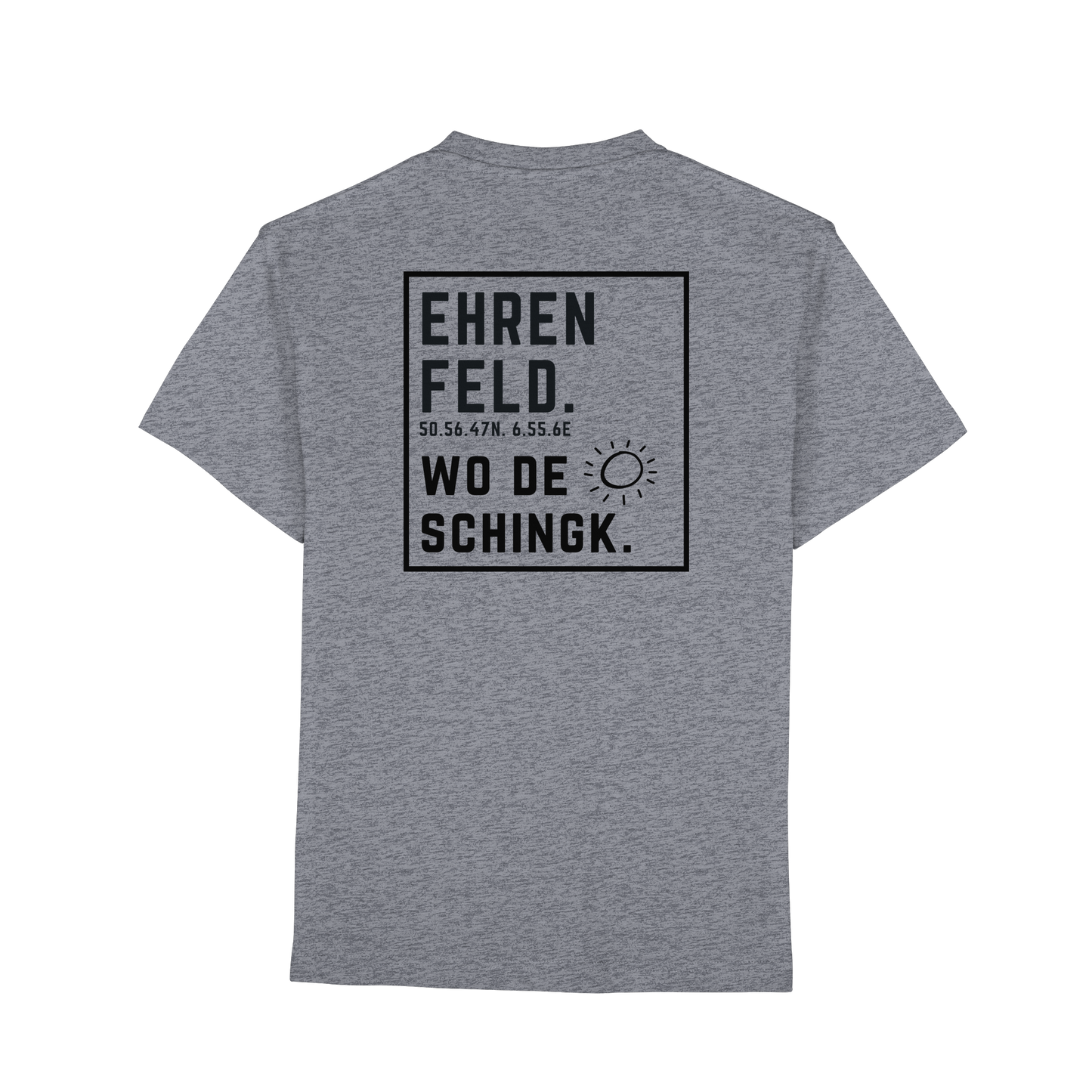 Wo de Sonn schingk - Ehrenfeld Druck Rücken - Premium Classic T-Shirt