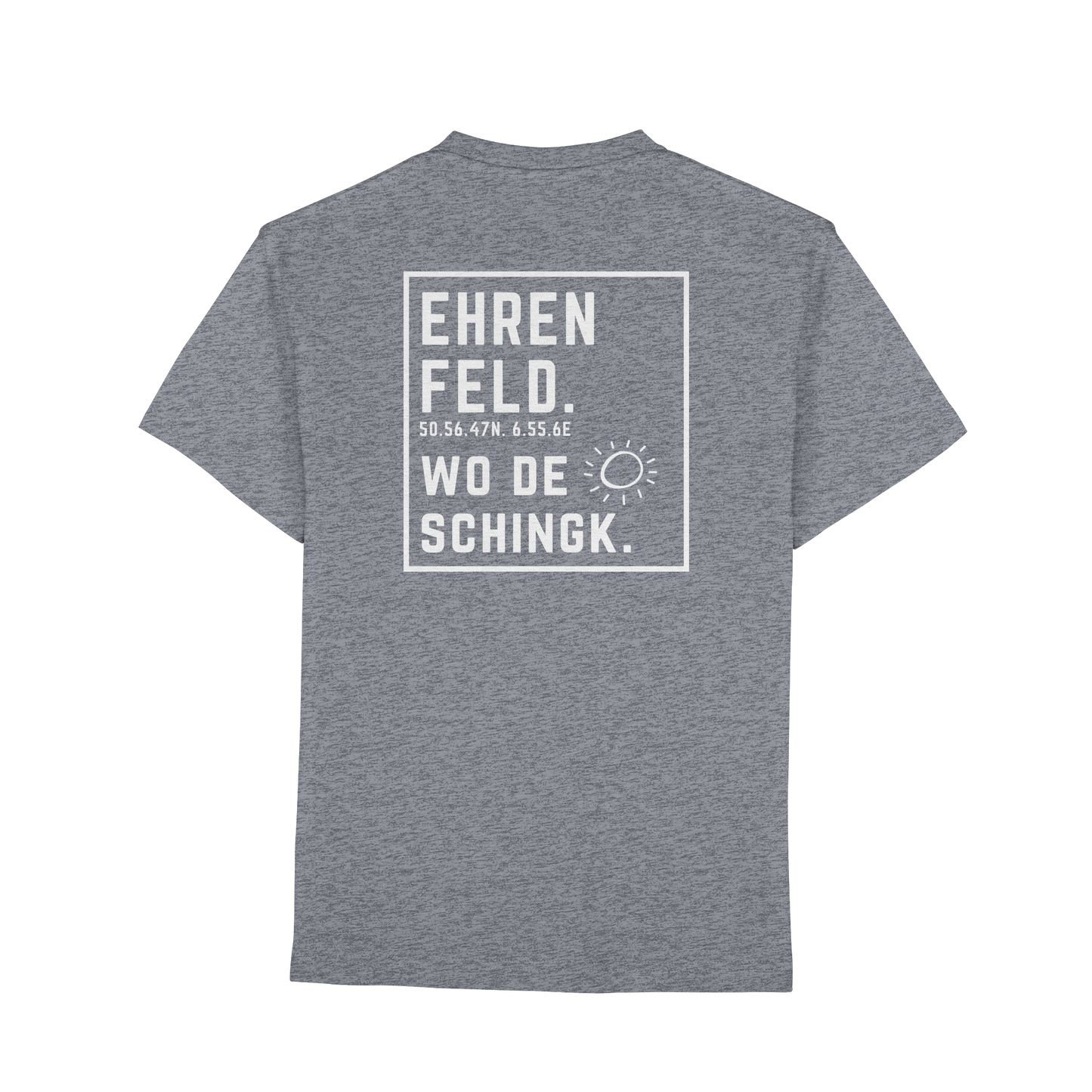 Wo de Sonn schingk - Ehrenfeld Druck Rücken  - Premium Classic T-Shirt