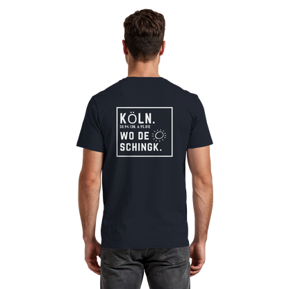 Wo de Sonn schingk - Köln Druck Rücken  - Premium Classic T-Shirt